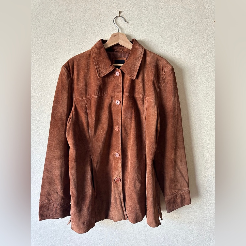 Colebrook and Co Suede Leather Jacket - XL